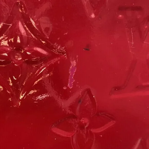 Louis Vuitton Brea MM Red Monogram Vernis Satchel | Authentic LV Crossbody Bag - Picture 7 of 15